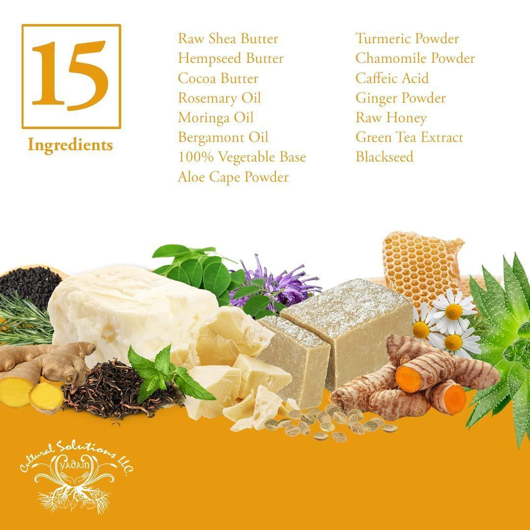 Turmeric & Aloe Whipped Shea Body Butter Shea Butter for Face and Body