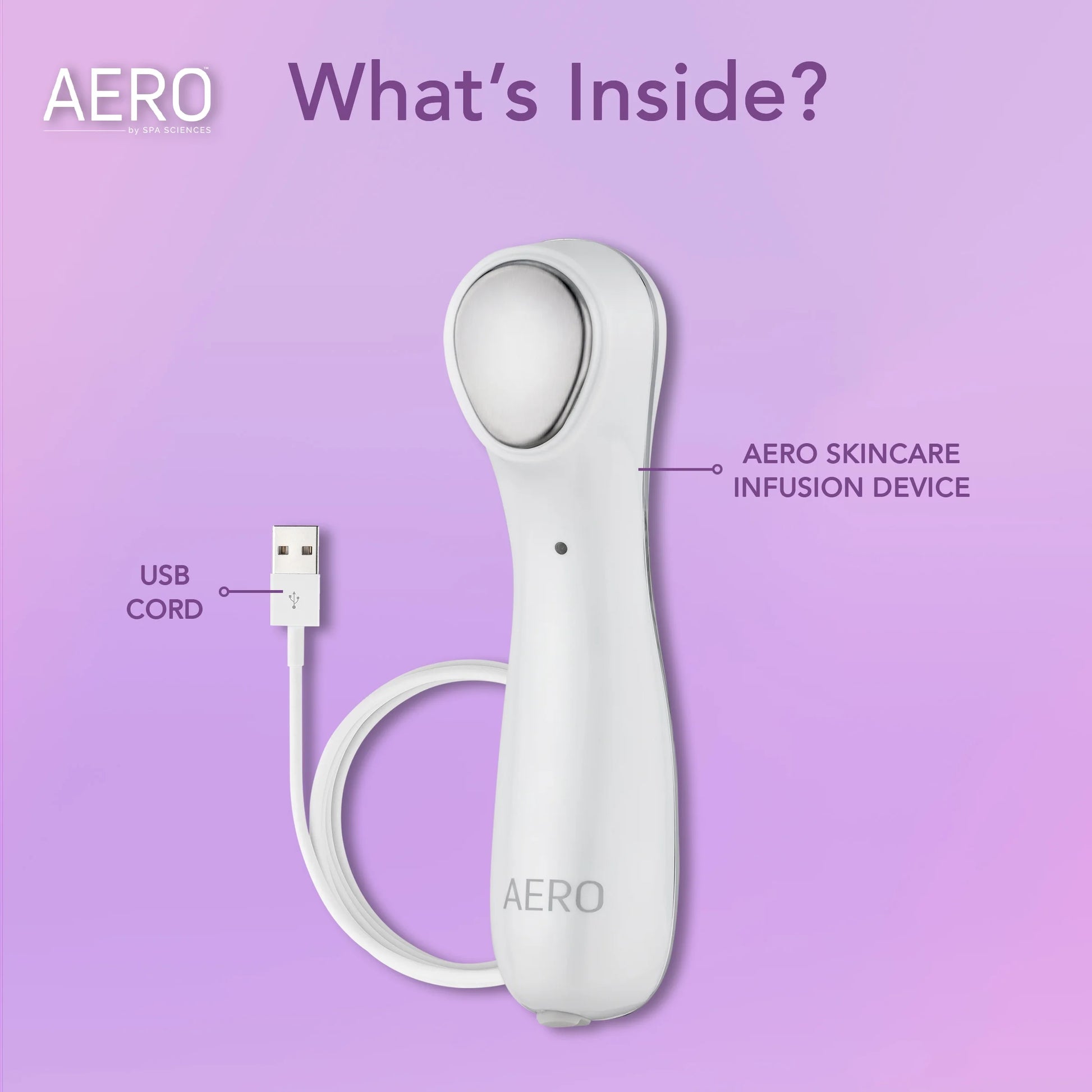AERO, 3-In-1 Skincare Infusion Device for Anti-Aging and Maximum Skincare Absorption