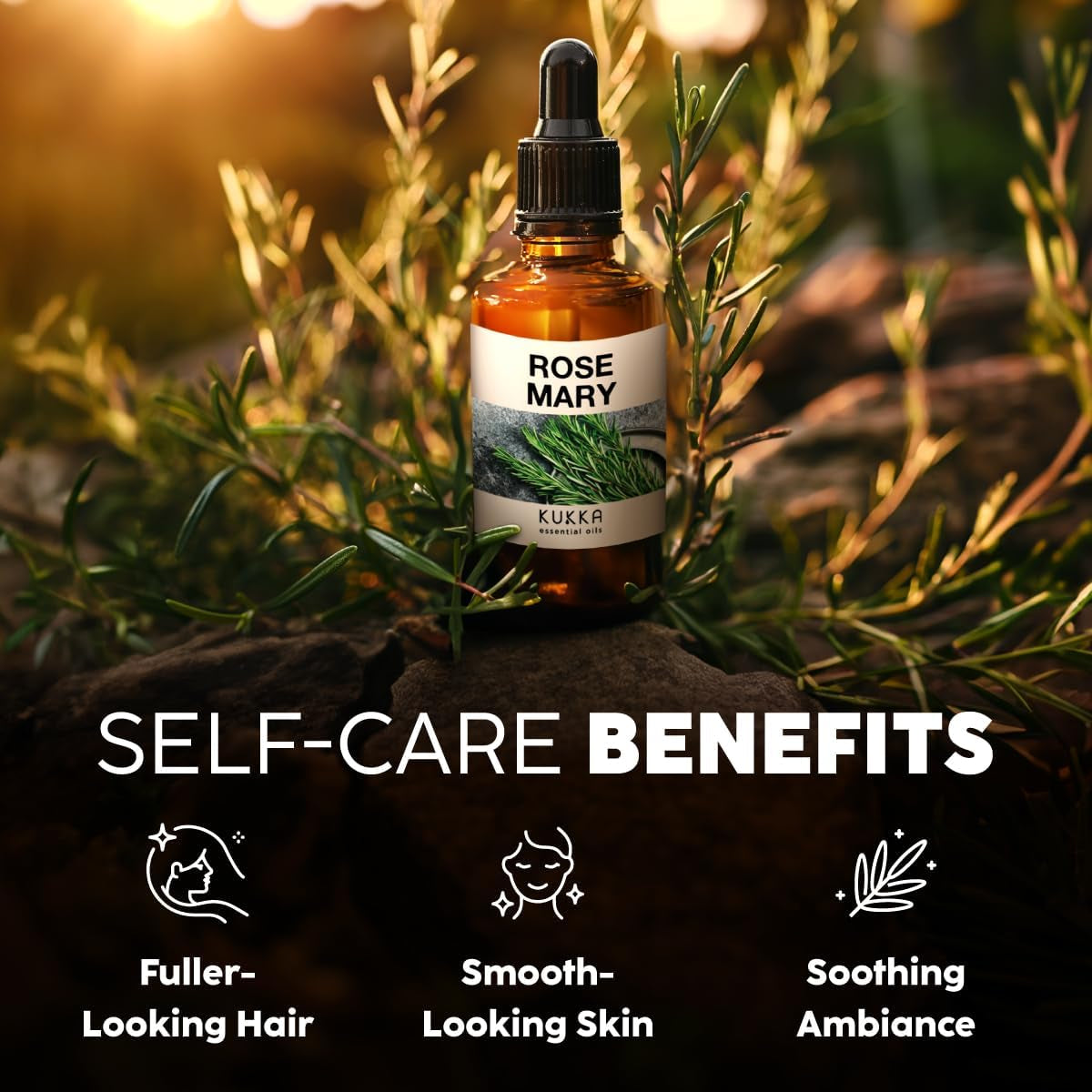 100% Pure & Natural Rosemary Oil for Hair, Skin, Aromatherapy 