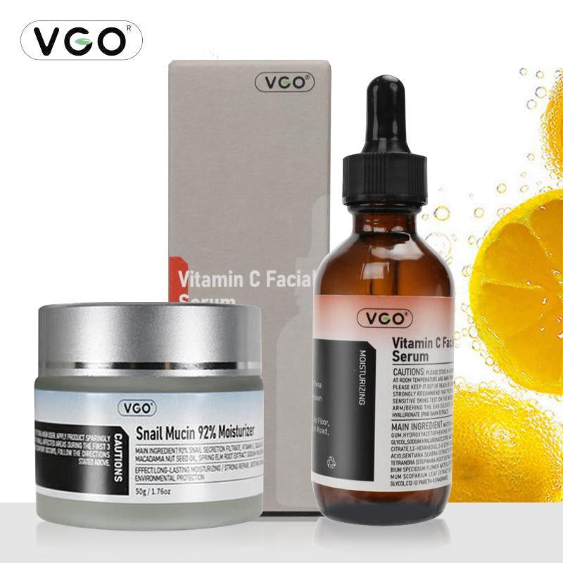 Snail  Moisturizer and Vitamin C Facial Serum 