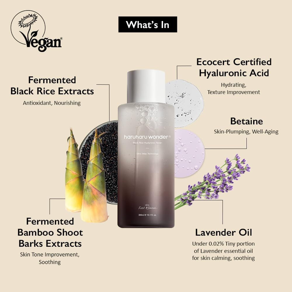 Haruharu Wonder, Black Rice Hyaluronic Toner
