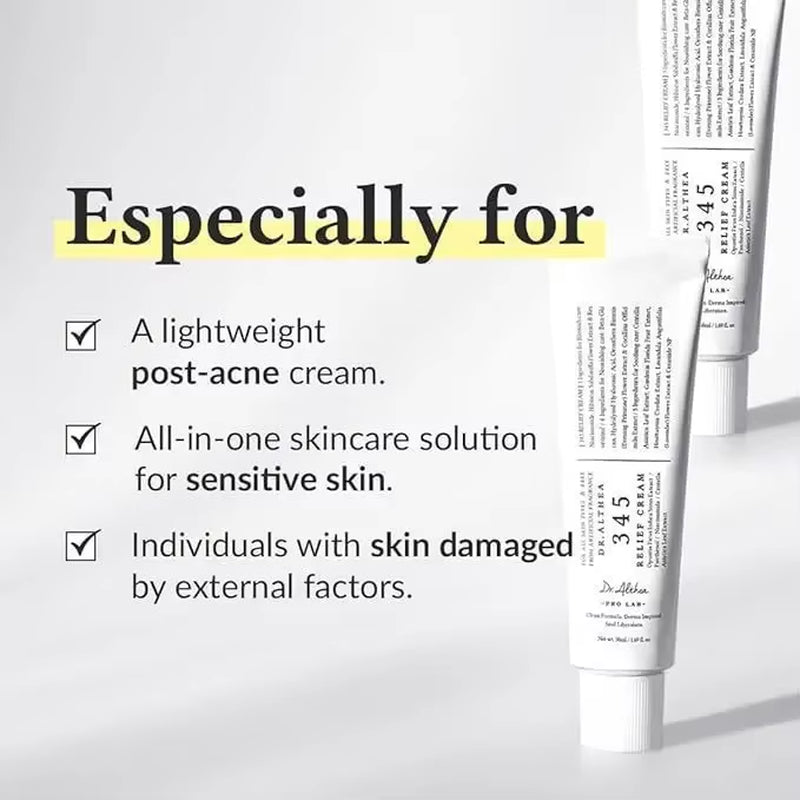 Dr.Althea 345 Relief Cream | Moisturizer for Soothing Recovery and Blemish Care