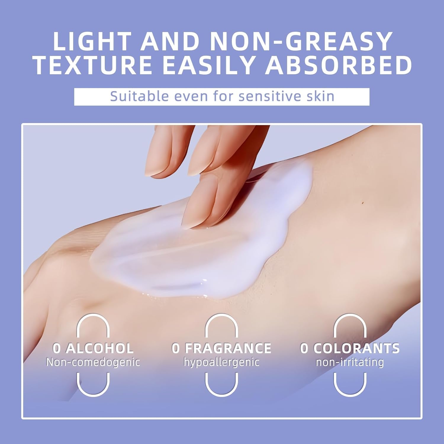 The Dewy Moisturizer Cream Anti-Aging Face Moisturizer Dewy Skin Cream for Women with Purple Rice & Hyaluronic Acid for Radiant, Hydrated Skin