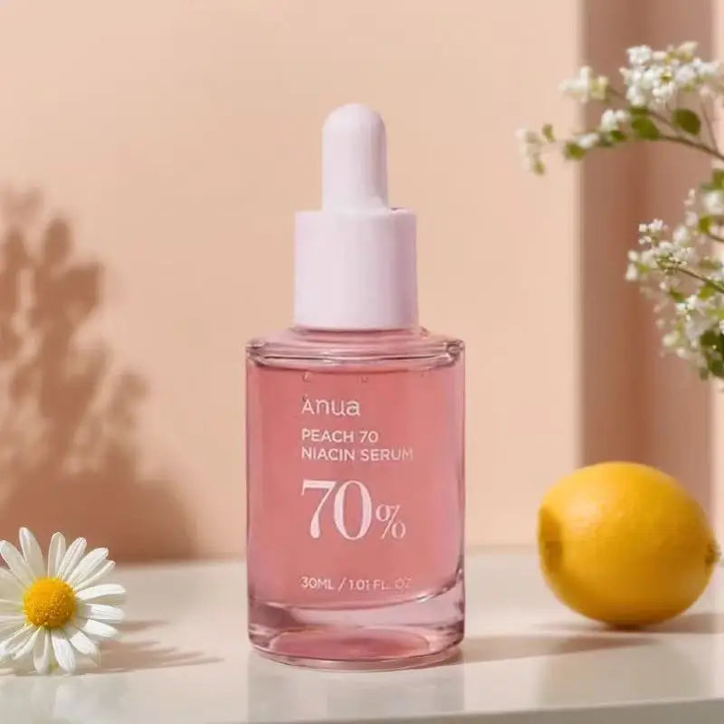 Anua Peach 70 Niacinamide Serum 30Ml, brightening & hydrating Facial Serum, Korean Skincare