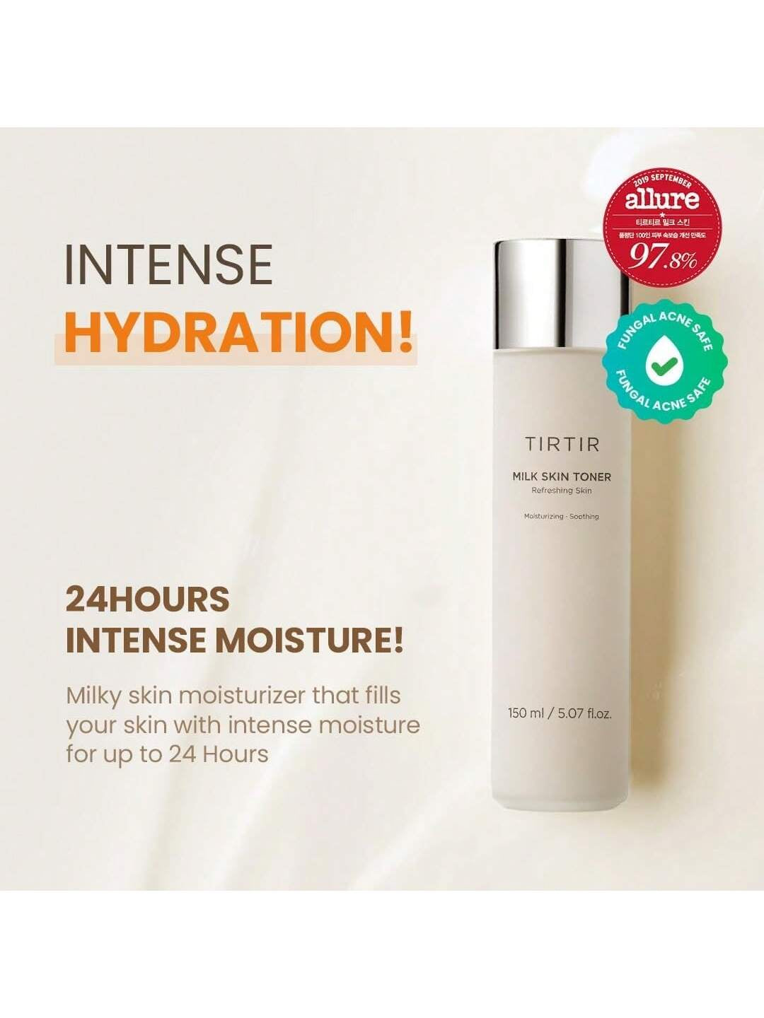 TIRTIR Milk Skin Toner | Deep Moisturizing, Hydrating & refreshing Toner