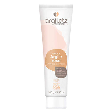 Pink Clay Face Mask for Sensitive Skin 100% Sourced and Produced in France. Finest Grade of Clay.