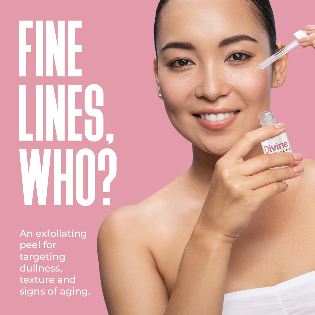 Glycolic Acid Peel 40% Professional Chemical Peel for Acne Scars, Collagen Boost- Alpha Hydroxy Acid