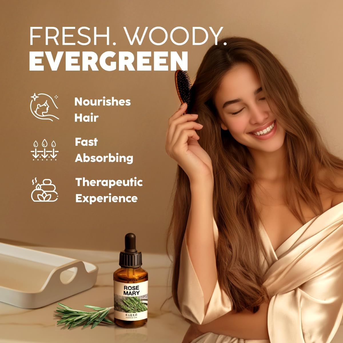 100% Pure & Natural Rosemary Oil for Hair, Skin, Aromatherapy 