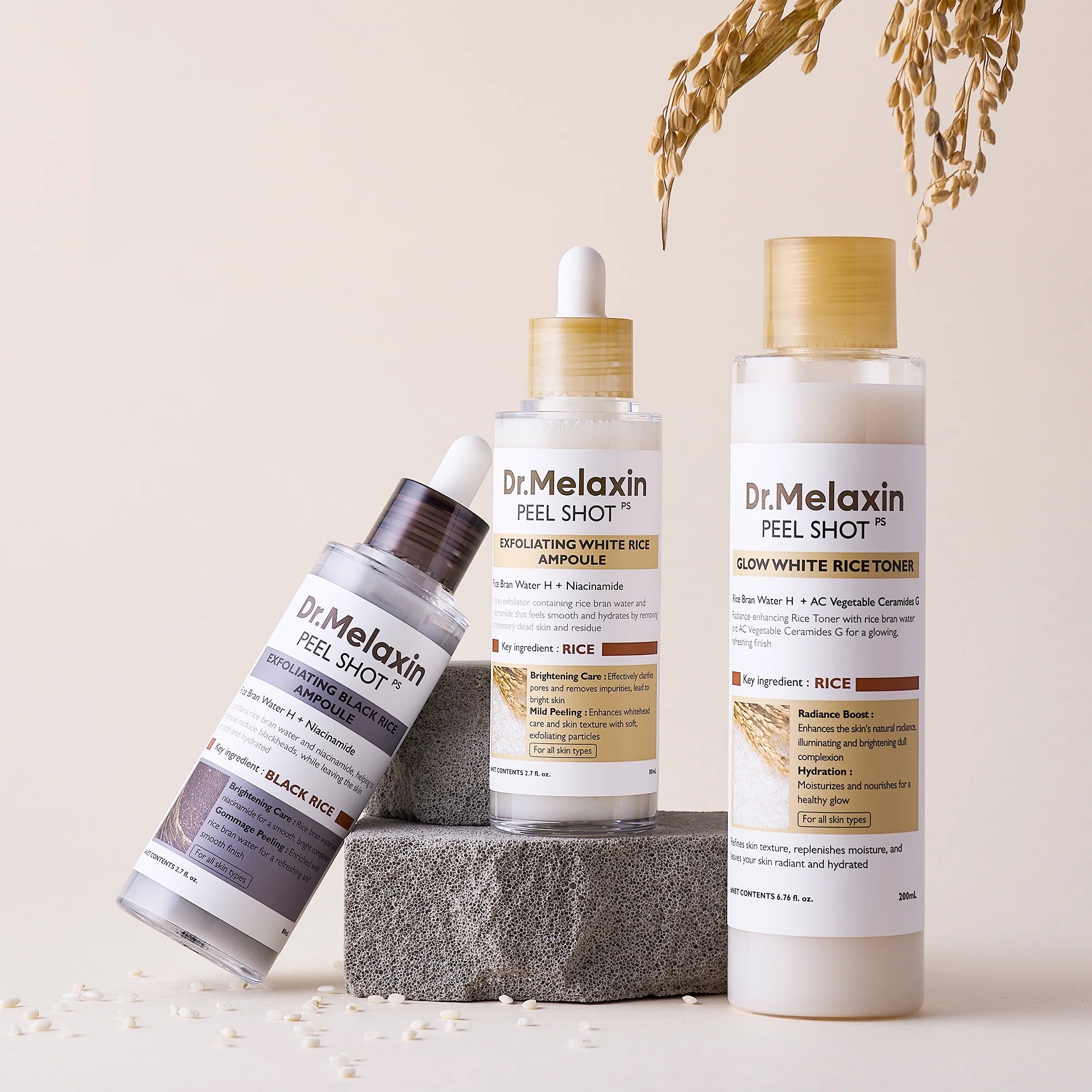 Dr.Melaxin Peel Shot Glow Rice Line