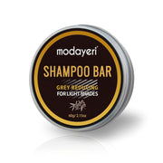 Grey Hair Restoring Solid Shampoo Bar - Bamboo Charcoal Special Treatment to Naturally Darken Gray and White Hair