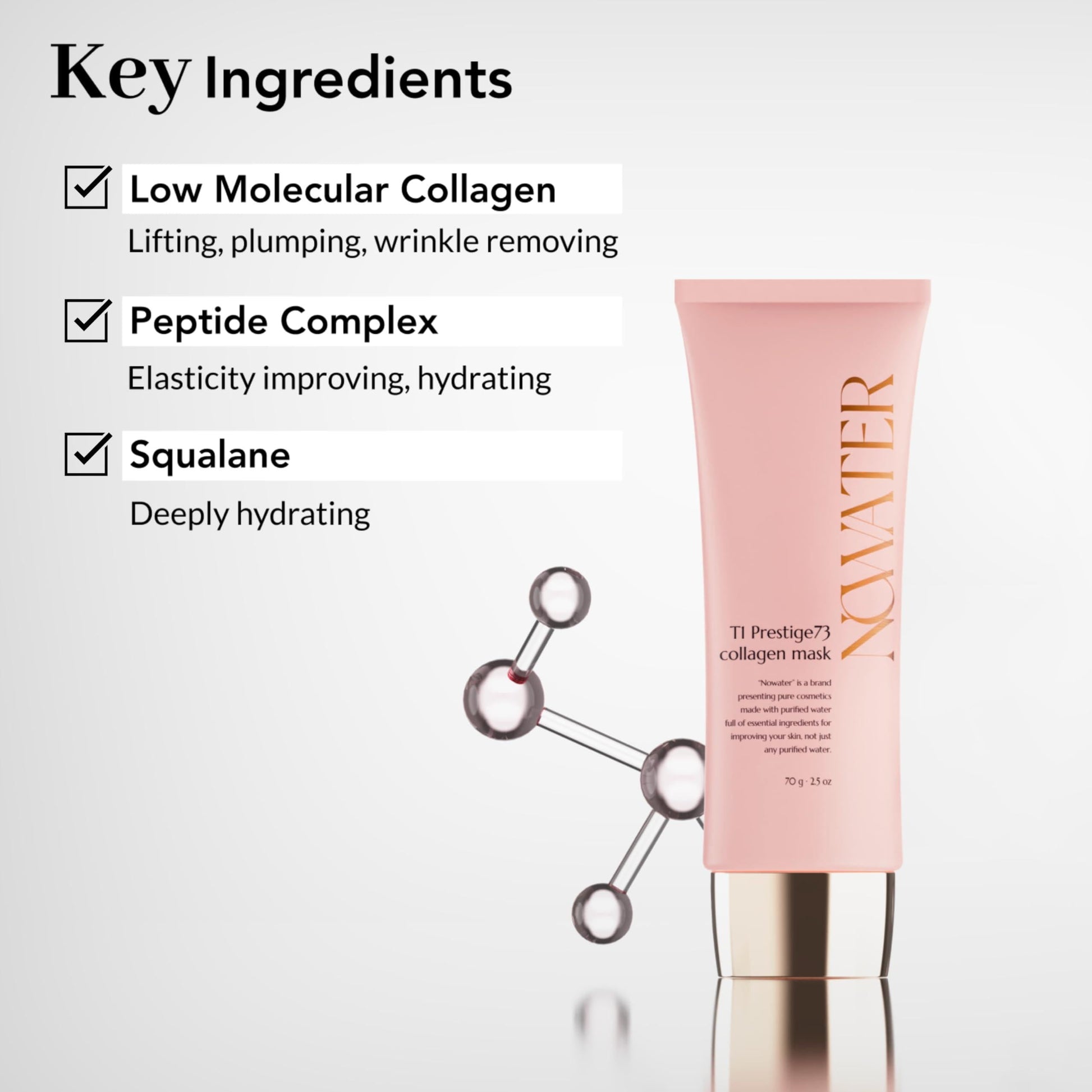 NOWATER Collagen Wrapping Mask Elasticity Improving Hydrating Firming
