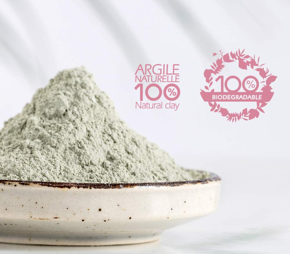 Pink Clay Face Mask for Sensitive Skin 100% Sourced and Produced in France. Finest Grade of Clay.