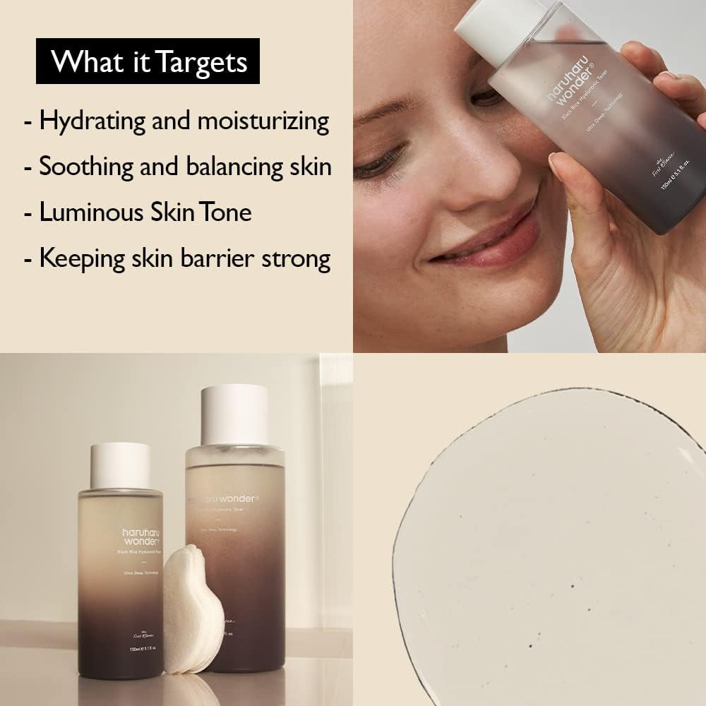 Haruharu Wonder, Black Rice Hyaluronic Toner