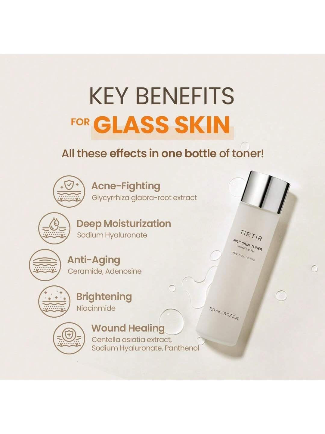 TIRTIR Milk Skin Toner | Deep Moisturizing, Hydrating & refreshing Toner