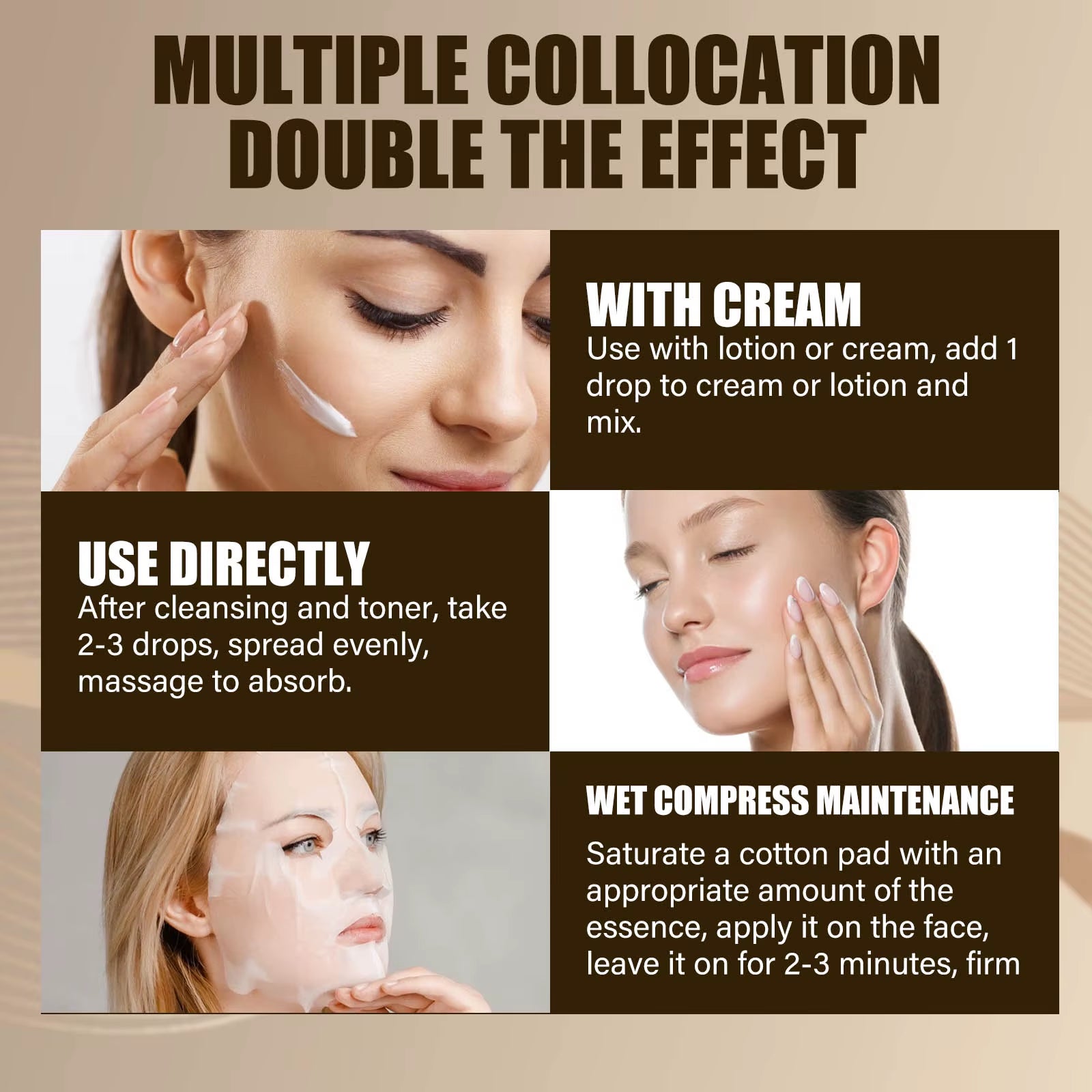 Lactobionic Acid Shrink Pores Serum Moisturizing Remove Blackheads Repair Face Pores Skin Firming Brighten Nourish Face Essence