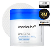Medicube Zero Pore Pads 2.0, Dual-Textured Facial Toner Pads for Exfoliation and Pore Care