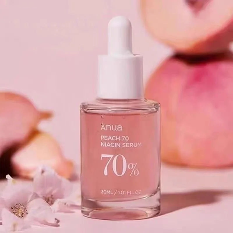 Anua Peach 70 Niacinamide Serum 30Ml, brightening & hydrating Facial Serum, Korean Skincare