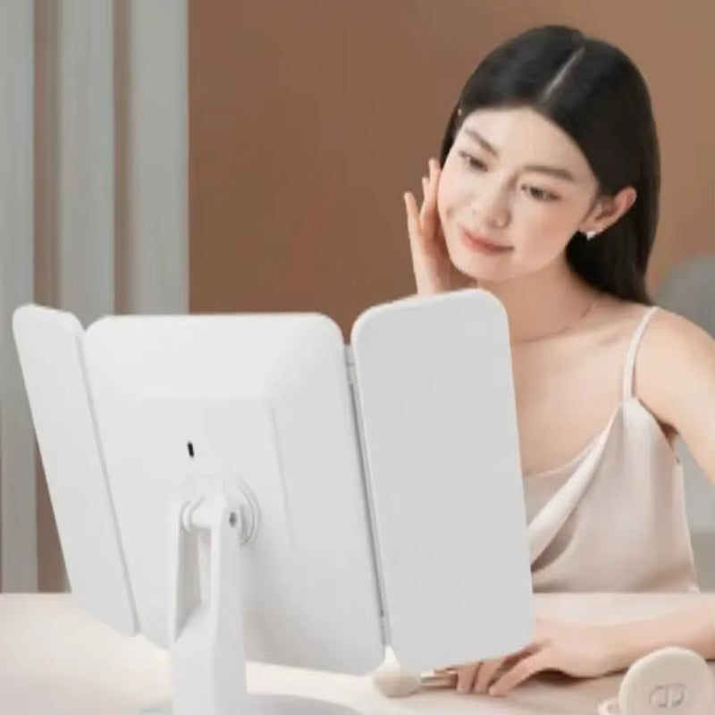 Trifold Makeup LED Lights Mirror 