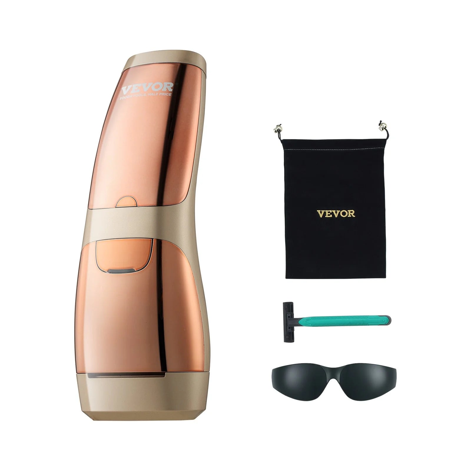 VEVOR IPL Hair Permanent Hair Removal with Sapphire Ice cooling system, painless, 5 levels with manual & auto
