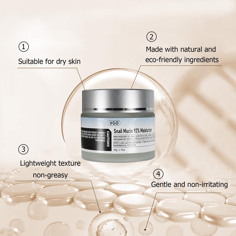 Snail  Moisturizer and Vitamin C Facial Serum 